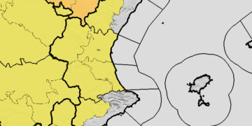 Aviso de AEMET de tormentas fuertes esta tarde acompañadas de rachas fuertes de viento y granizo