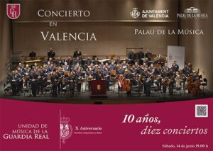 La Guardia Real interpreta en el Palau de la Música “Diez años, diez conciertos”