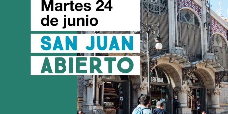 El Mercado Central de Valencia abrirá con normalidad el día de San Juan y refuerza su Servicio a Domicilio durante el verano 1 El Mercado Central de Valencia abrirá con normalidad el día de San Juan y refuerza su Servicio a Domicilio durante el verano