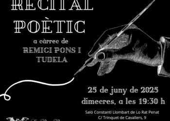 Lo Rat Penat acull un recital poètic de Remigi Pons i Tudela, referent del teatre i la cultura valenciana
