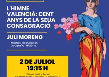 Lo Rat Penat acull la conferència de Juli Moreno i Moreno sobre el centenari de l’oficialisació de l’Himne Valencià