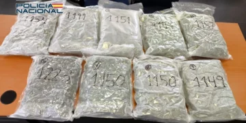 Detenido en Alicante por enviar marihuana a distintos puntos de Europa a través de empresas de paquetería
