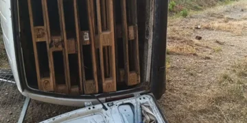 Detenido en La Pobla de Vallbona tras robar 21 palés, huir de un control y volcar la furgoneta en su fuga