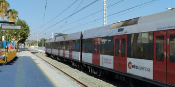 Un arrollamiento colapsa la Línea 1 de Metrovalencia durante la mañana de este lunes