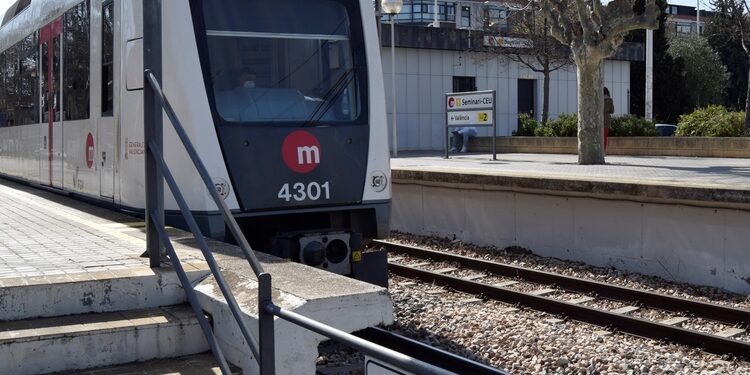 Minutos después de reactivarse la circulación de Metrovalencia, otro árbol cae en la zona de Entrepins volviendo a cortar la línea
