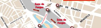 Corte de tráfico en Puentes Azud del Oro y Monteolivete este sábado noche por castillo
