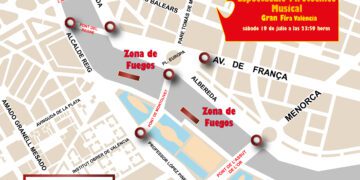 Corte de tráfico en Puentes Azud del Oro y Monteolivete este sábado noche por castillo