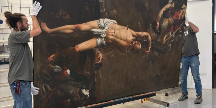 El IVCR+i restaura la obra ‘San Sebastián’ de Pedro Orrente de la Catedral Metropolitana de Valéncia