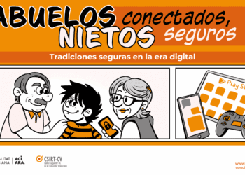 La Generalitat lanza la campaña ‘Abuelos conectados, nietos seguros’ para concienciar sobre los riesgos que corren los niños en Internet 1 La Generalitat lanza la campaña ‘Abuelos conectados, nietos seguros’ para concienciar sobre los riesgos que corren los niños en Internet