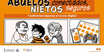 La Generalitat lanza la campaña ‘Abuelos conectados, nietos seguros’ para concienciar sobre los riesgos que corren los niños en Internet