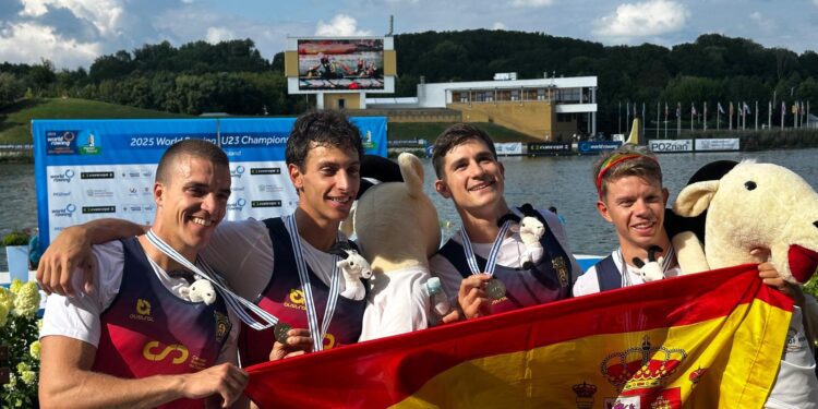 Medalla de plata en el Campeonato del Mundo SUB23 de Remo Olímpico