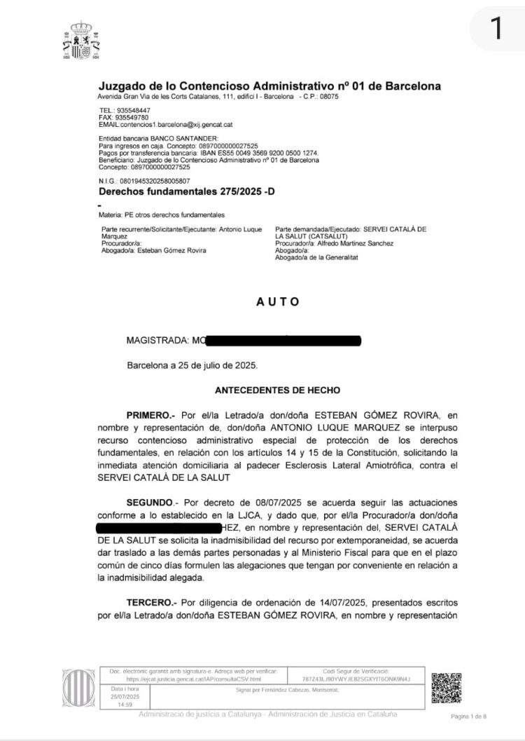 Primera demanda admitida contra el Estado por no aplicar la Ley ELA 