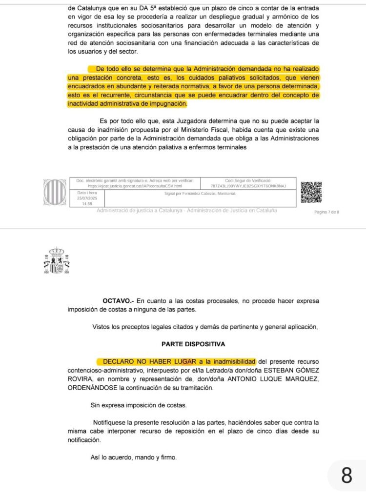 Primera demanda admitida contra el Estado por no aplicar la Ley ELA 
