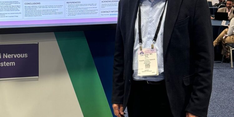 El Hospital Vithas Valencia Consuelo presenta en EE. UU. resultados pioneros en tratamientos oncológicos con una única sesión