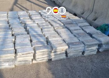 Intervenidos 675 kilos de cocaína en el puerto de Valencia ocultos en un camión procedente de Ibiza