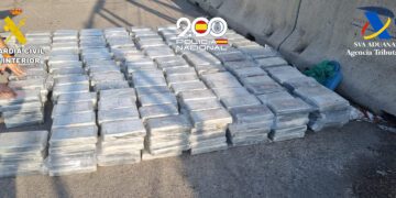 Intervenidos en el puerto de Valencia 675 kilos de cocaína oculta en un camión procedente de Ibiza