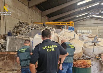 Detenido el trabajador de una empresa por el robo de cobre en La Safor y La Ribera
