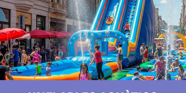 Hinchables acuáticos gratuitos en Lliria la mañana del próximo 15 de julio 1 Hinchables acuáticos gratuitos en Lliria la mañana del próximo 15 de julio