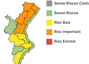 La Generalitat Valenciana vuelve a elevar el nivel de alerta: Pasa a naranja toda Castello