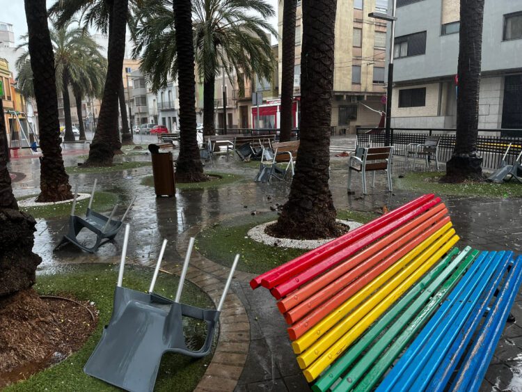 Nules pedirá la declaración de zona catastrófica por la fuerte tormenta de ayer