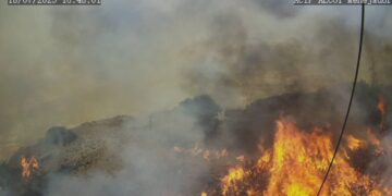 La UME con base en Bétera sale hacia el Incendio Forestal de Ibi que ya ha entrado en Alcoy