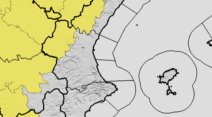AEMET advierte de lluvias, tormentas y rachas muy fuertes de viento para mañana tarde