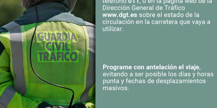 La Operación especial de Tráfico del 1º de Agosto prevé 6,9 millones de desplazamientos por carretera