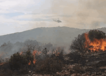 Piden a los vecinos de Alcoy e Ibi cerrar puertas y ventanas ante el avance del incendio forestal