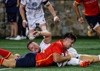 La selección española masculina de Rugby hace historia derrotando por primera vez a EEUU (20-31)
