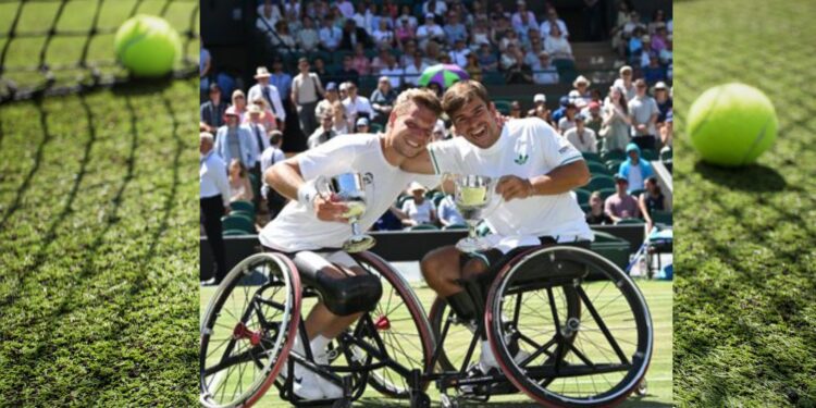 Martín de la Puente conquista Wimbledon en tenis adaptado 1 Martín de la Puente conquista Wimbledon en tenis adaptado