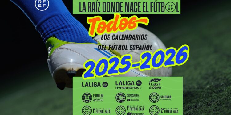 Este es el calendario completo de La Liga 2025-2026