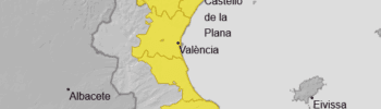 Avisos amarillos y alertas naranjas para esta tarde y mañana por lluvias intensas y tormentas