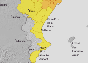 Avisos amarillos y alertas naranjas para esta tarde y mañana por lluvias intensas y tormentas