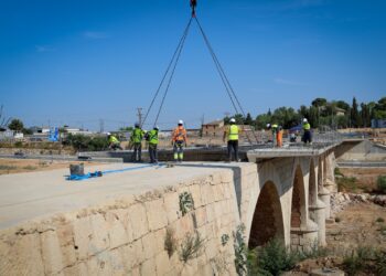 Torrent avanza en la fase final de la reconstrucción del Puente hacia Alaquàs