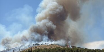 Situación 2 del PEIF en el Incendio #IFIbi junto a la Font Roja que ya se ve de grandes dimensiones
