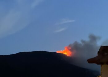Larga noche en Ibi y Alcoy. La UME, Bomberos de la Diputación de Alicante, Valencia y de la Generalitat luchan contra el fuego