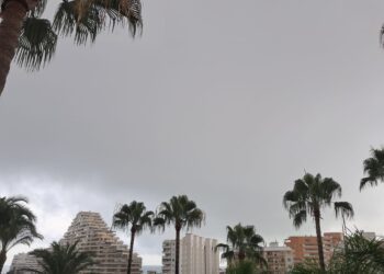 Día de lluvia y fresquito en el Sur de Valencia y parte de Alicante a las puertas de Agosto