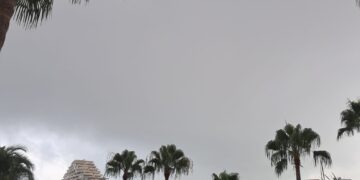 Día de lluvia y fresquito en el Sur de Valencia y parte de Alicante a las puertas de Agosto