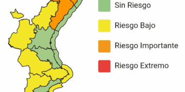 Ampliada la alerta naranja en Castelló por lluvias y tormentas intensas: 58 litros acumulan en Catí