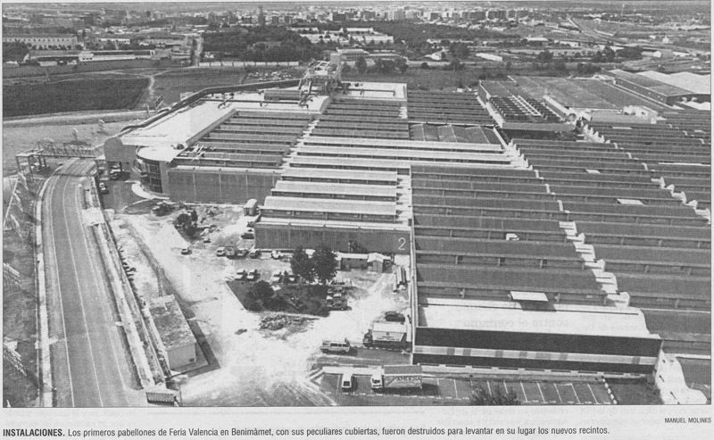 Las naves ocultas de Le Corbusier en Feria Valencia: un legado industrial rescatado del olvido 6 arquitectura feria valencia vista aerea proy 1969. lev emv 2002