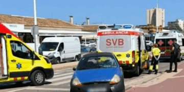 Un conductor de 50 años borracho ha atropellado a 3 menores y 1 adulto en Xàbia en dos pasos de peatones