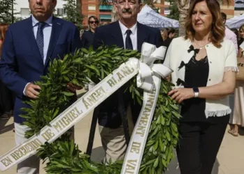 Valencia homenajea a Miguel Ángel Blanco en el 28º aniversario de su asesinato