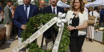 Valencia homenajea a Miguel Ángel Blanco en el 28º aniversario de su asesinato