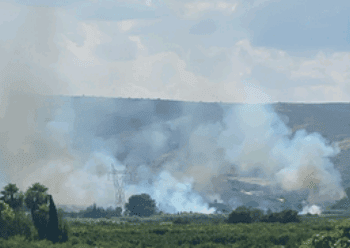 7 medios aéreos luchan contra el #IFAntella y Bomberos da por controlado el #IFCheste