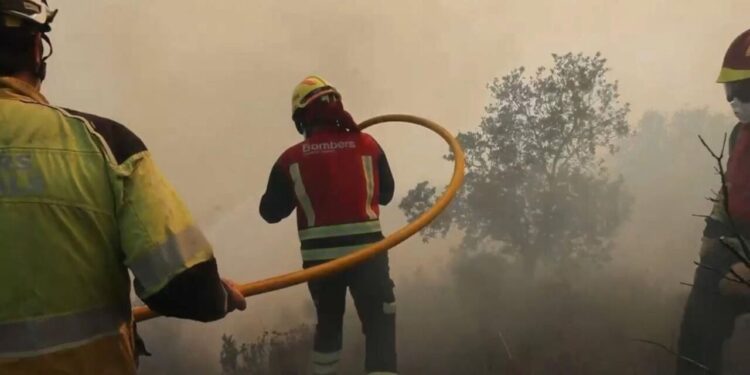 El incendio de la Font Roja se ha originado en una comunidad religiosa de Ibi.