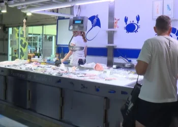 Comerciantes y clientes del Mercado de Ruzafa, asfixiados por el calor: cinco años con problemas en el aire acondicionado