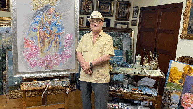 Donación al Museo Mariano de Valencia del cuadro Nuestra Señora de los Desamparados del pintor J. González Alacreu 1 Donación al Museo Mariano de Valencia del cuadro Nuestra Señora de los Desamparados del pintor J. González Alacreu