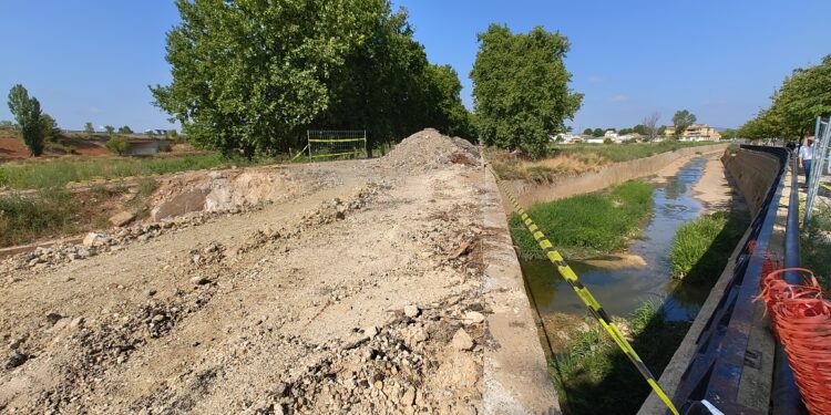 La Generalitat Valenciana amplía el puente de la antigua N-III sobre el río Magro en Utiel