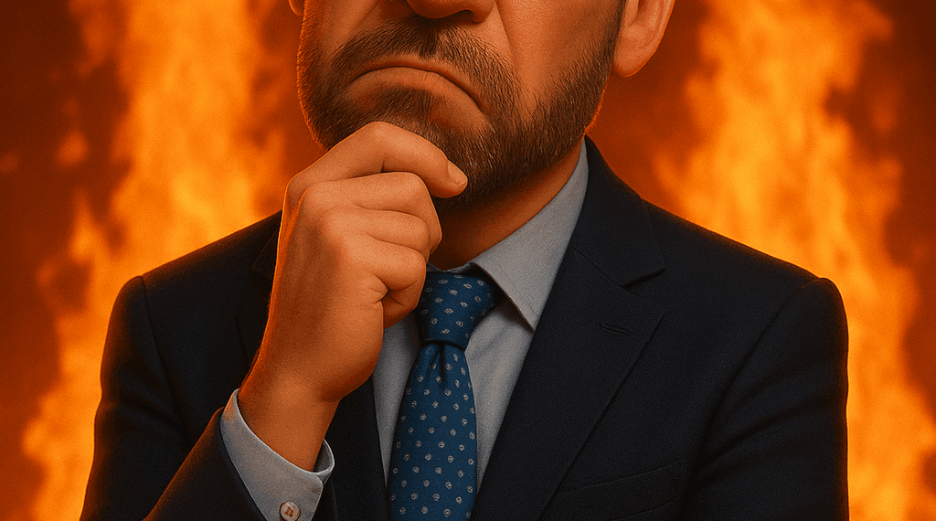 «Puente de calor»: El ministro que incendia X mientras Tarifa arde de verdad