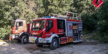Dos incendios forestales en la tarde de este domingo en Alcoy